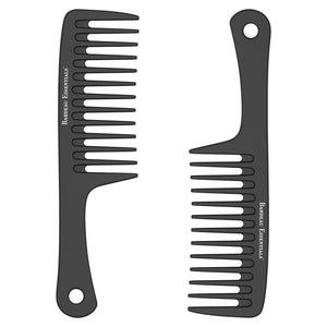9.5" Detangling Comb | Black | Carbon Fiber
