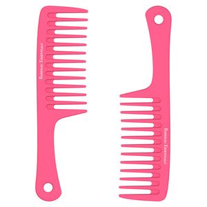 9.5" Detangling Comb | Pink | Carbon Fiber