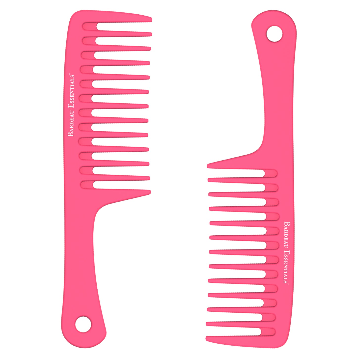 9.5" Detangling Comb | Pink | Carbon Fiber