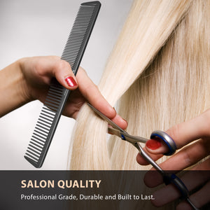 8.75" Styling Comb | Black | Carbon Fiber