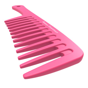 9.5" Detangling Comb | Pink | Carbon Fiber
