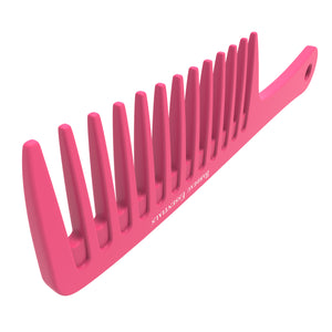 9.5" Detangling Comb | Pink | Carbon Fiber