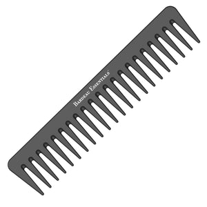7" Detangling Comb | Black | Carbon Fiber
