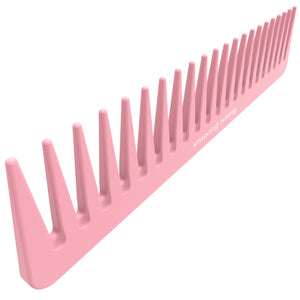 7" Detangling Comb | Pink | Carbon Fiber