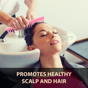 7" Detangling Comb | Pink | Carbon Fiber