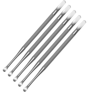 Dual Cuticle Pusher and Spoon Nail Cleaner Five Pack