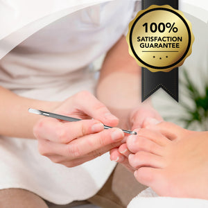 Satisfaction Guarantee Dual Cuticle Pusher and Spoon Nail Cleaner