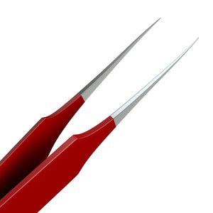 Splinter tip Tweezers Single Red Close Up