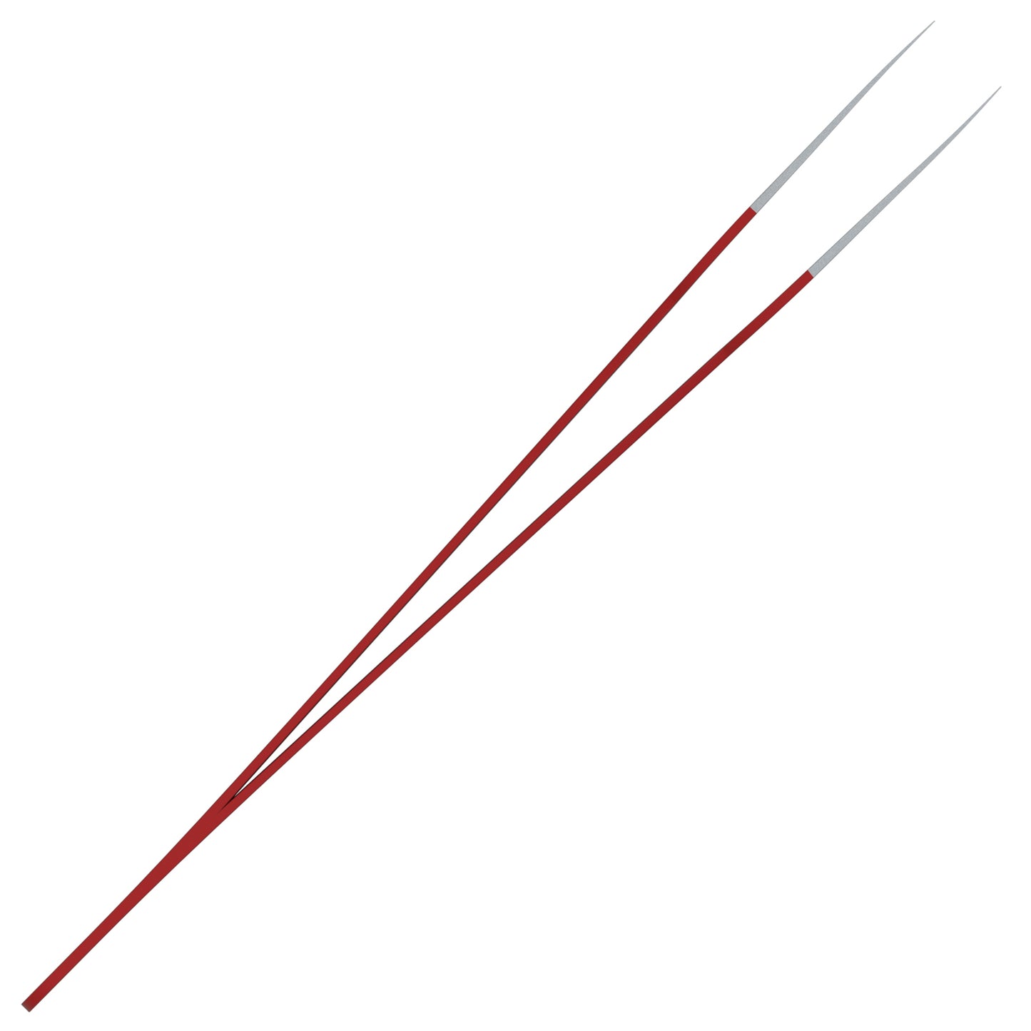 Splinter tip Tweezers Single Red side view