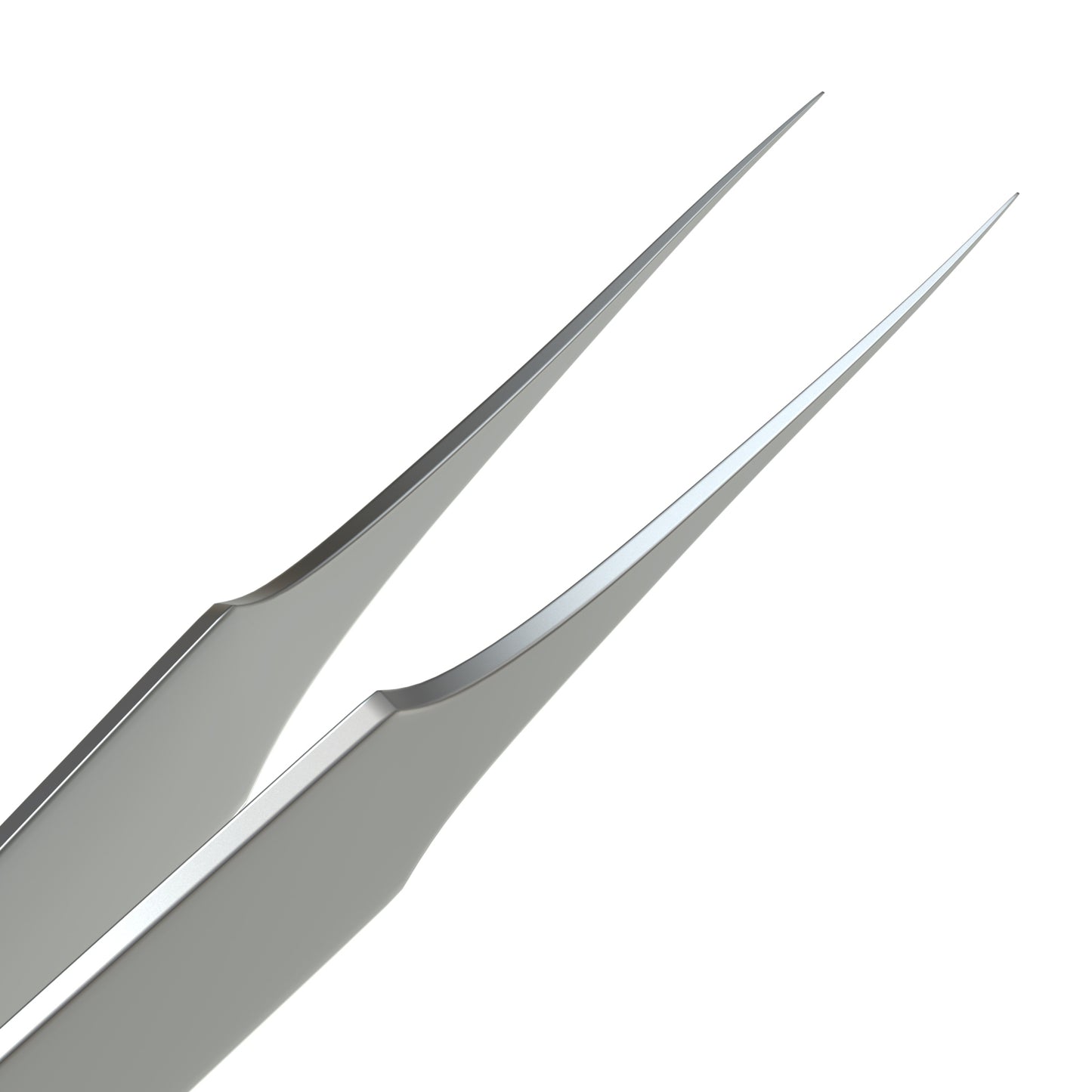 Splinter tip Tweezers Single Silver Close Up