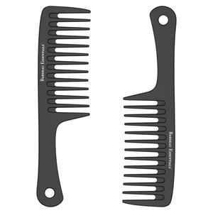 9.5" Detangling Comb | Black | Carbon Fiber