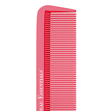 8.8 Inch Pink Metal Tail Comb (2 Pack) Carbon Fiber and Stainless Steel Pintail