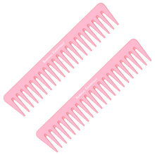 7 Inch Detangling Comb | Pink Carbon Fiber | For Straight or Curly Hair