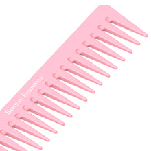 7 Inch Detangling Comb | Pink Carbon Fiber | For Straight or Curly Hair