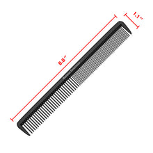 Styling Comb - Professional 8.75” Black Carbon Fiber Combs