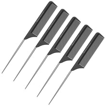 Carbon Fiber Tail Combs With Stainless Steel Pin Tail