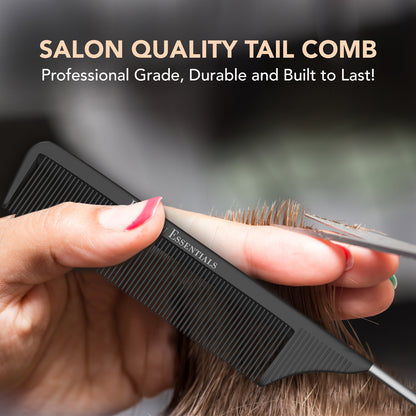 Metal Tail Comb | Carbon Fiber & Stainless Steel